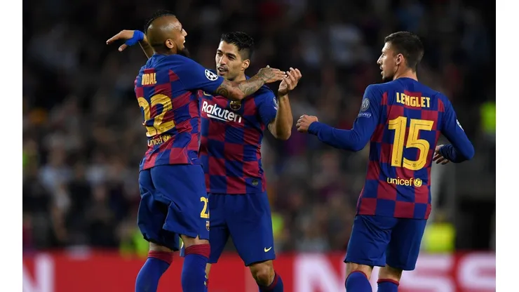 Vidal, figura con el Barcelona en la Champions.
