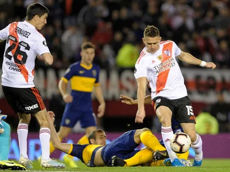 Polémico penal: gol de Santos Borré para River ante Boca