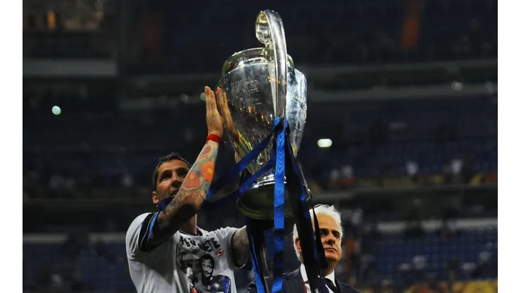 Materazzi fue campeón de Europa en el año 2010.
