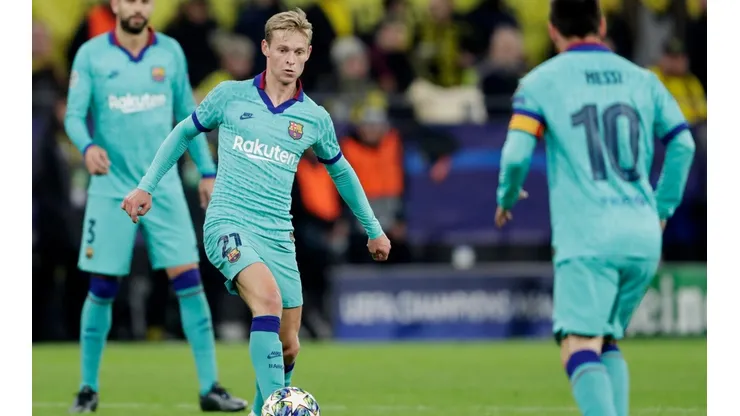 De Jong feliz por jugar con Lio.