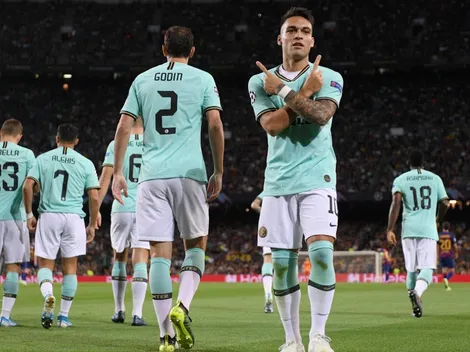 El gol del Inter: guapo pase de Alexis y marca Lautaro Martínez