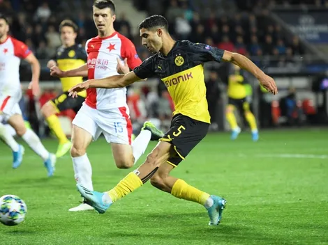 Borussia Dortmund saca adelante su visita a Slavia Praga