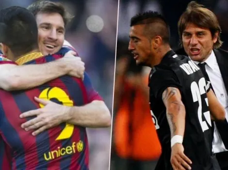 Los reencuentros de Alexis y Vidal en el Barça-Inter