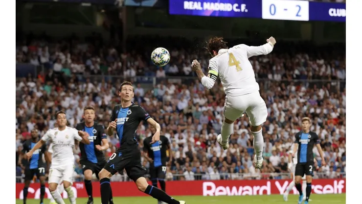 Sergio Ramos marcó el primero del Real Madrid.