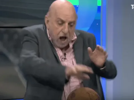Horacio Pagani se cae de la silla en vivo en TyC Sports