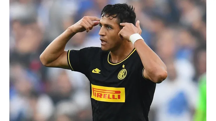 La Serie A solo adjudicó un gol a Alexis Sánchez
