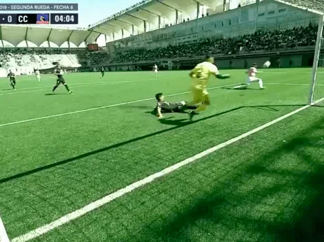 Rodrigo Holgado pone el 1-0 de Audax Italiano ante Colo Colo