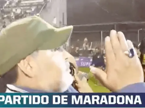 Maradona termina pidiendo disculpas a hinchas de Gimnasia