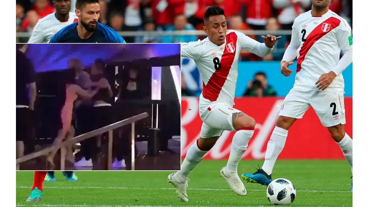Sorprenden al peruano Christian Cueva repartiendo combos en un bar brasileño