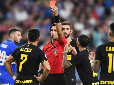 ¡Injusticia! Expulsan al goleador Alexis en su debut como titular en Inter