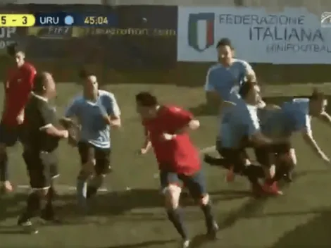 Chile enfurece a los uruguayos con "gol de pichanga" en Mundial de Fútbol 7