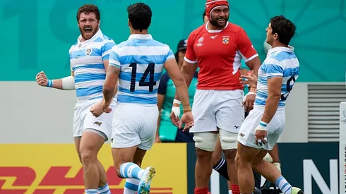 Con los puntos logrados en el primer tiempo, los Pumas vencieron a Tonga en el Mundial de Rugby.