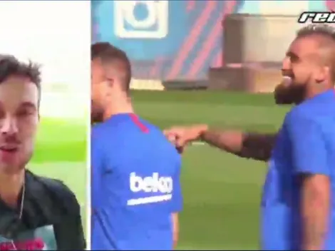 RedGol presente en el entrenamiento del Barcelona