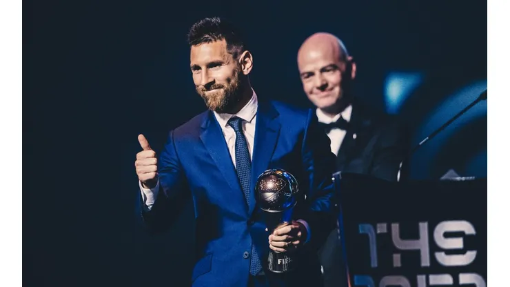 Messi se impuso en la ceremonia celebrada en Milán.