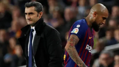 Arturo Vidal suma 69 minutos en cuatro partidos por Barcelona esta temporada