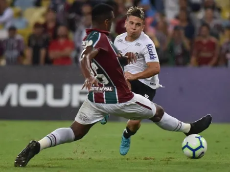 Golazo de Yeferson Soteldo en empate de Santos y Fluminense