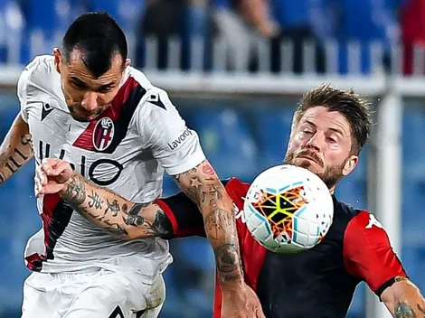 Con Medel en cancha, Bologna se farrea tres puntos tras empate ante Genoa
