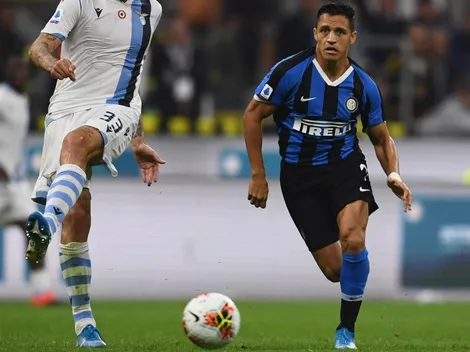 Alexis entra sobre el final: Inter derrota a la Lazio y retoma la punta
