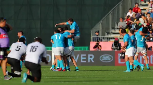 Uruguay dio la sorpresa en el Mundial de Rugby de Japón, y derrotó a Fiyi en Kamaishi.