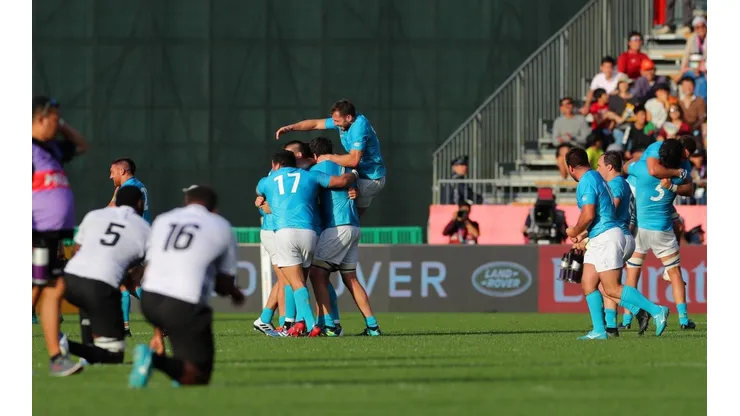 Uruguay dio la sorpresa en el Mundial de Rugby de Japón, y derrotó a Fiyi en Kamaishi.