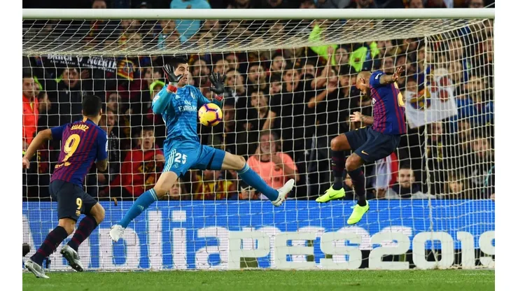 Vidal marcó en uno de los recientes partidos entre blaugranas y merengues.