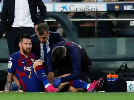 Messi sale con molestias e instala la preocupación en Barcelona