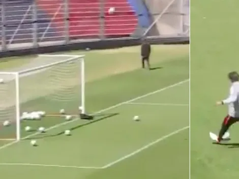 No pierde el talento: el perfecto tiro al palo de Juan Antonio Pizzi