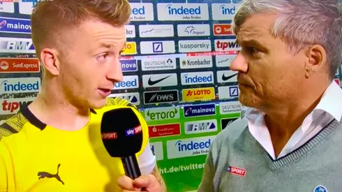 Marco Reus se la echa con periodista en plena entrevista: "No vengas con tu mentalidad de m..."