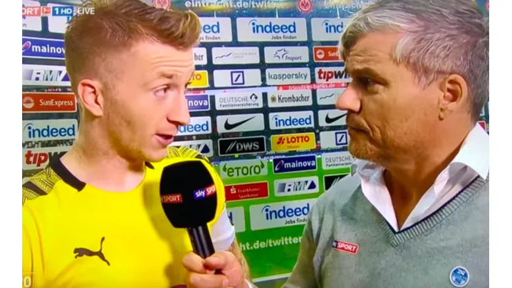 Marco Reus se la echa con periodista en plena entrevista: "No vengas con tu mentalidad de m..."
