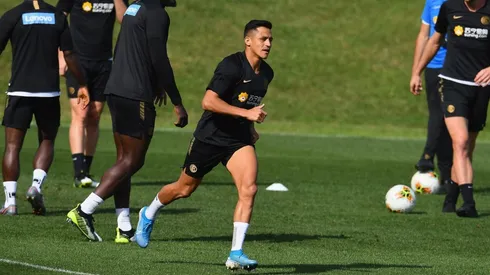 Alexis Sánchez espera su oportunidad para ser titular en el Inter de Milán.