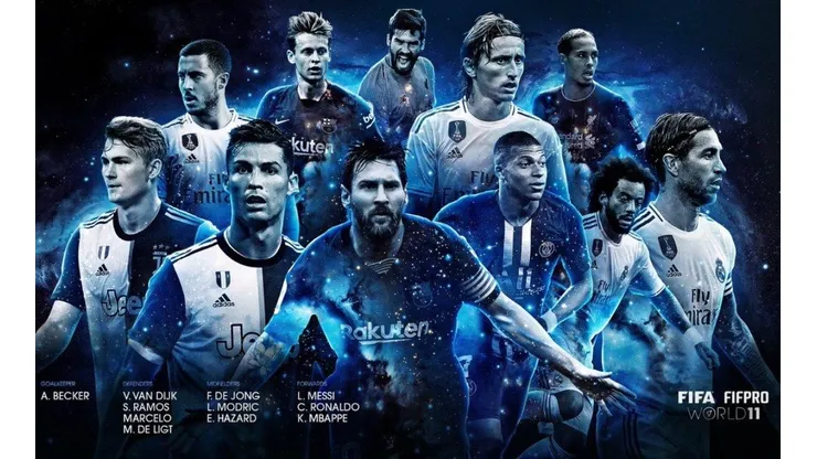Fueron seleccionados los mejores 11 de la FIFA.