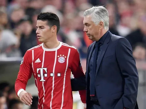 Ancelotti confirma que Nápoli quería a James y que Real Madrid dijo no