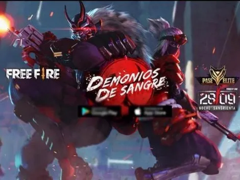 Free Fire: ¡Demonios de Sangre será el Pase Élite de octubre!