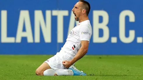 Franck Ribéry ya dejó su huella goleadora en el fútbol italiano