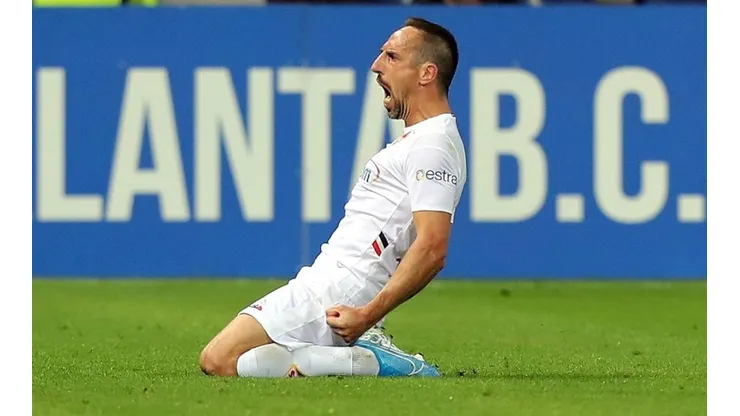 Franck Ribéry ya dejó su huella goleadora en el fútbol italiano
