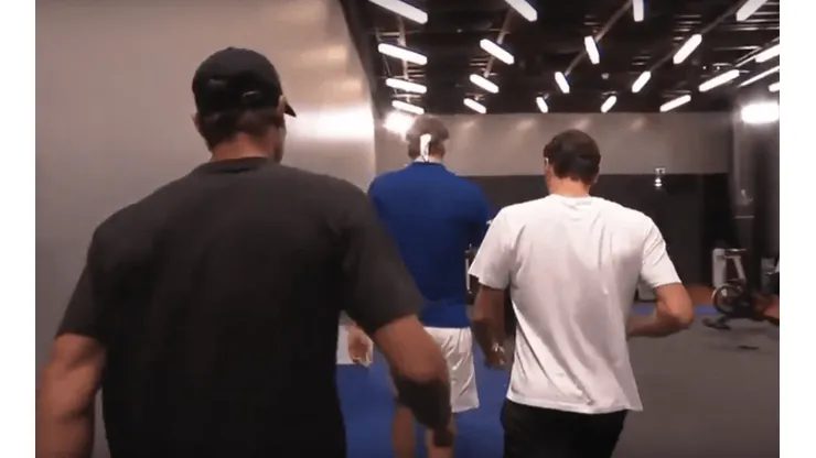 Nadal y Federer en pleno reto a Zverev.