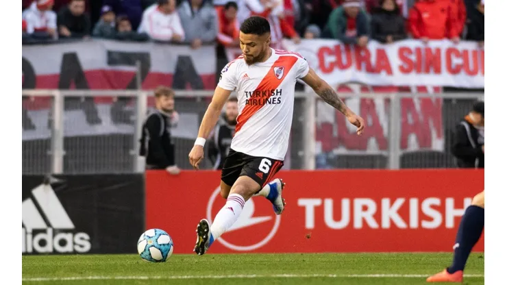 Paulo Díaz titular en River Plate.