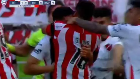 Gonzalo Jara recibió combos ante Patronato.