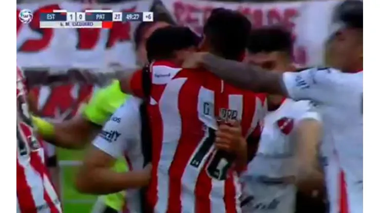 Gonzalo Jara recibió combos ante Patronato.