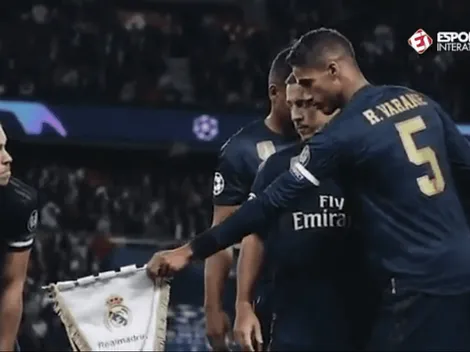 El gesto de Gareth Bale con el escudo del Real Madrid