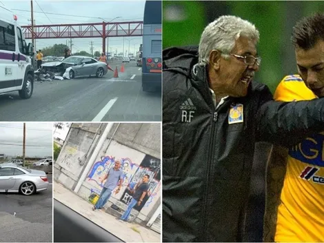 Entrenador de Eduardo Vargas sale ileso luego de protagonizar accidente