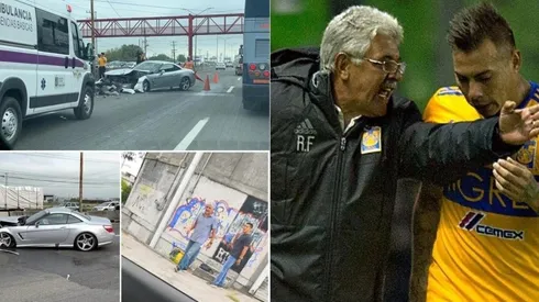 Entrenador de Eduardo Vargas sale ileso luego de protagonizar accidente