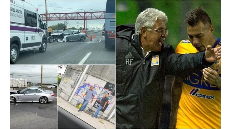 Entrenador de Eduardo Vargas sale ileso luego de protagonizar accidente
