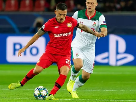 ¿Gol de Charles? Tiro del chileno provoca el empate del Leverkusen