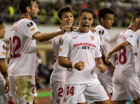 Chicharito debuta y anota de tiro libre en la victoria llena de golazos del Sevilla