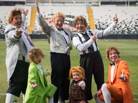 Hijo del Tony Caluga y su circo visitan el Monumental
