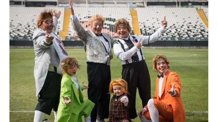 El hijo del Tony Caluga y los suyos en el Monumental.