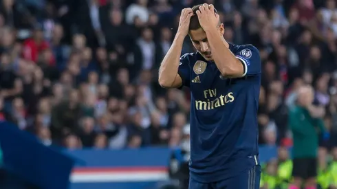 Hazard sufrió en el reciente partido del Real Madrid ante el PSG.