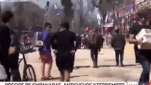 El momento del popular "cara pálida".