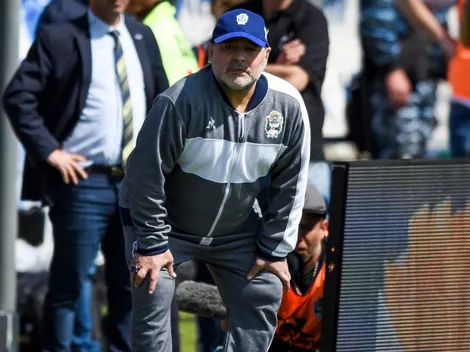Diego Maradona se ausenta de la práctica de Gimnasia